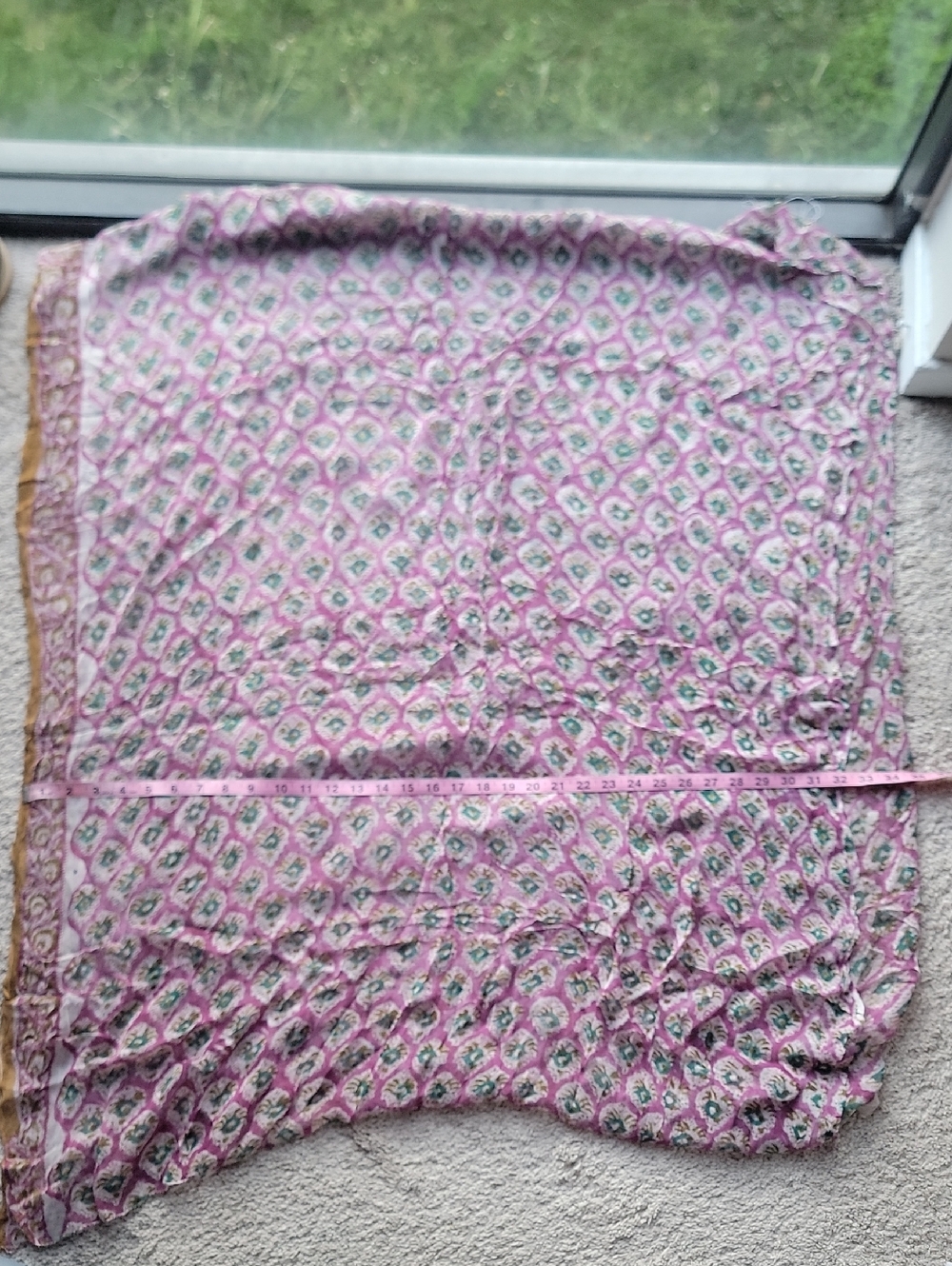 Floral Pink Lightweight Scarf
